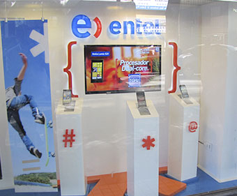 vitrinas entel